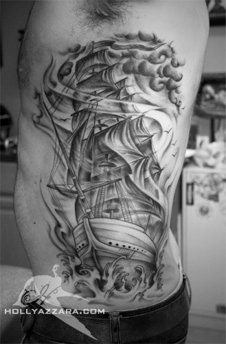 Holly Azzara - Clipper Ship on Ribs